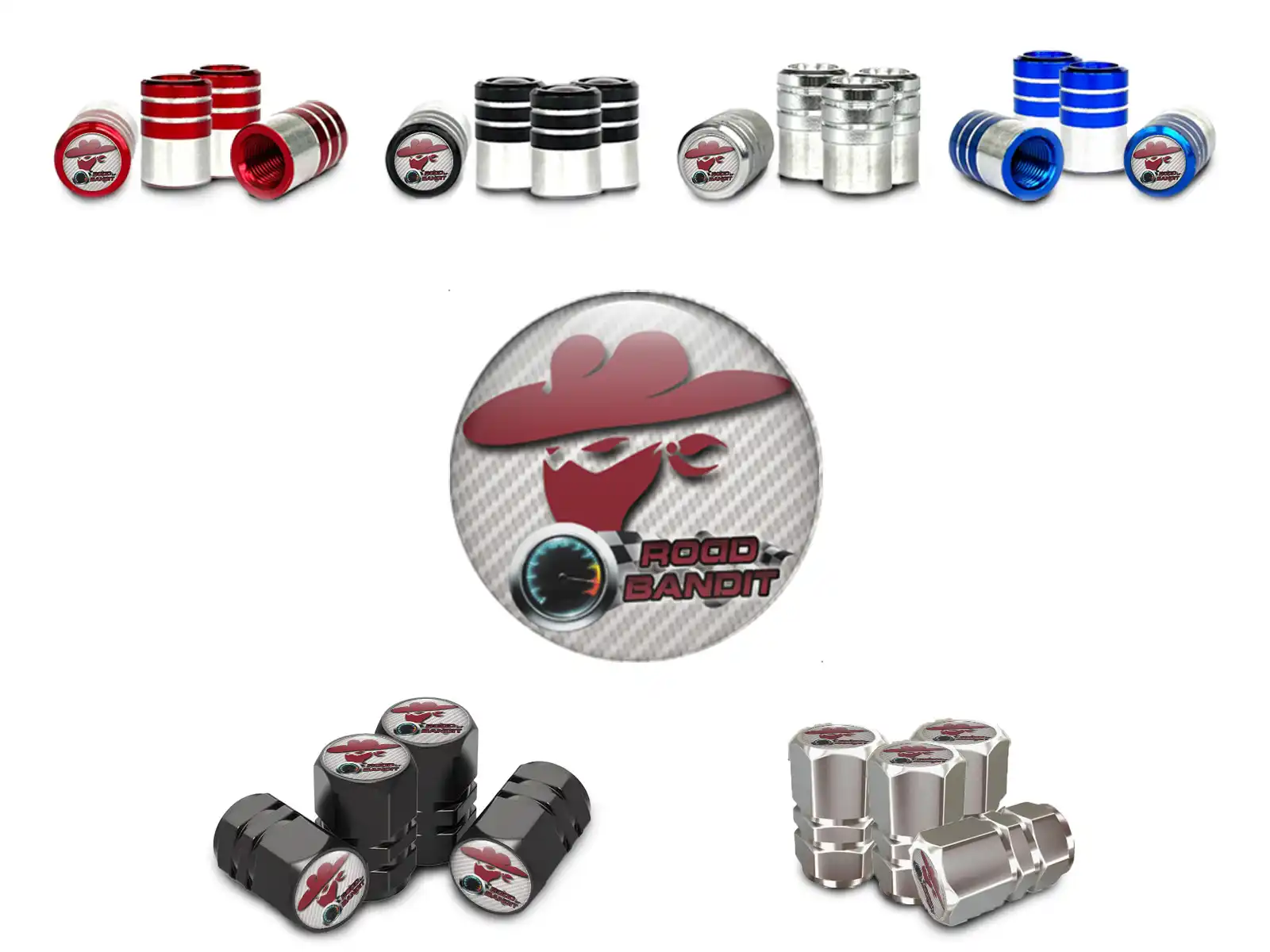 Rims Valve Caps SUVs Sports Edition Limited